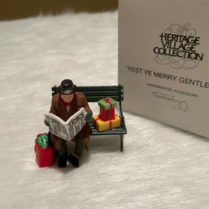 Dept 56- "Rest Ye Old Gentleman"  Handpainted